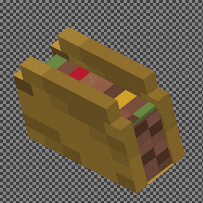 wooden sandwich