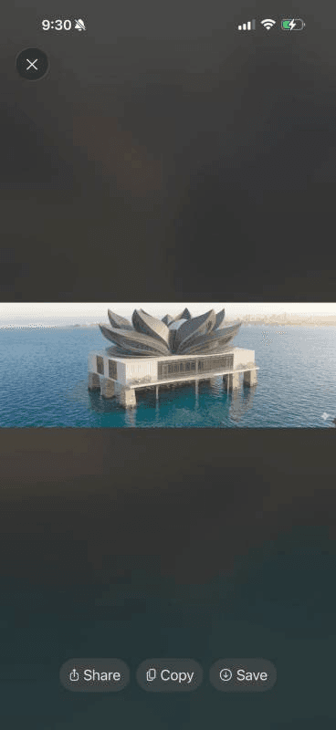 modern floating house