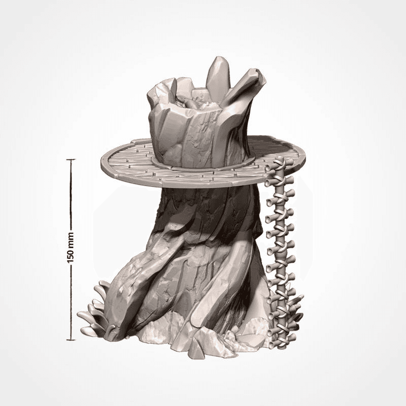 wooden statue