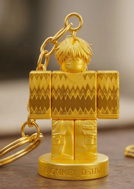 gold keychain