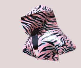 tiger-print hooded jacket