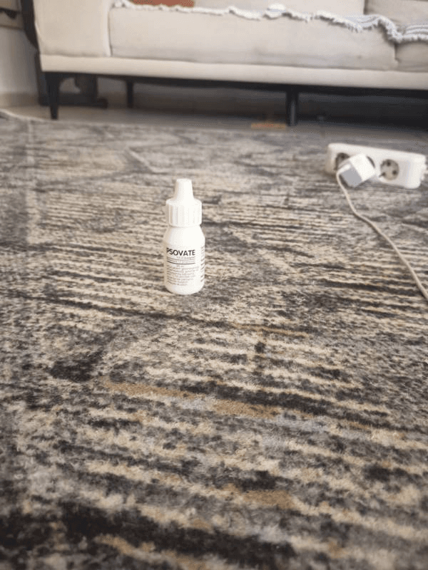 small white bottle