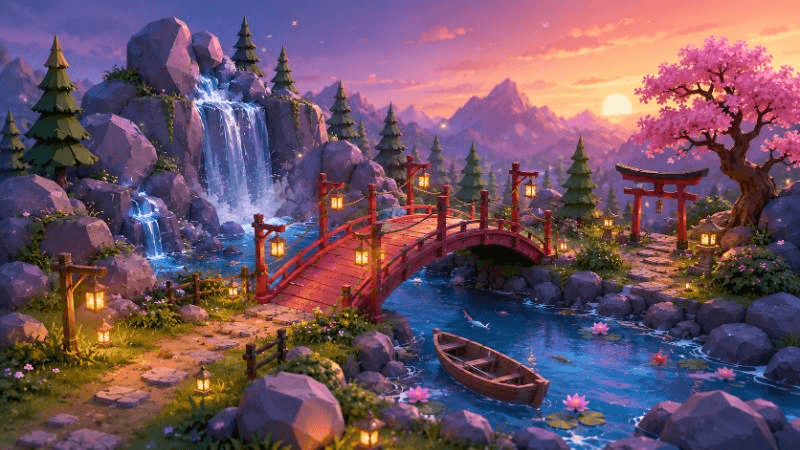 wooden bridge