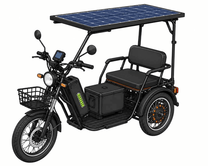 electric three-wheeled vehicle