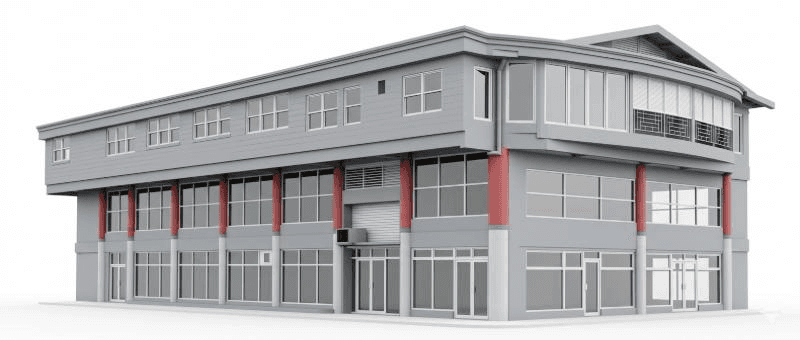 gray building
