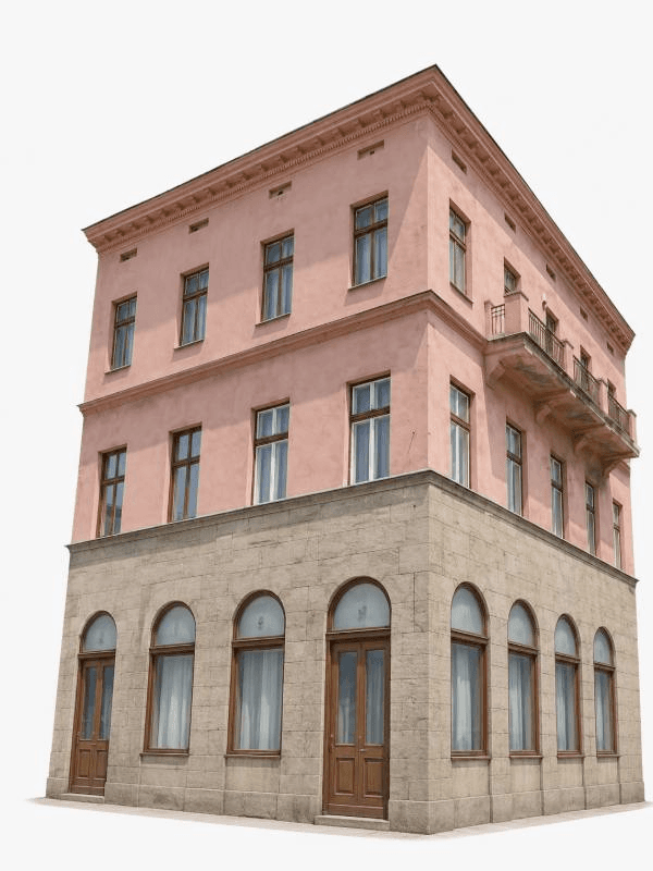 pink building