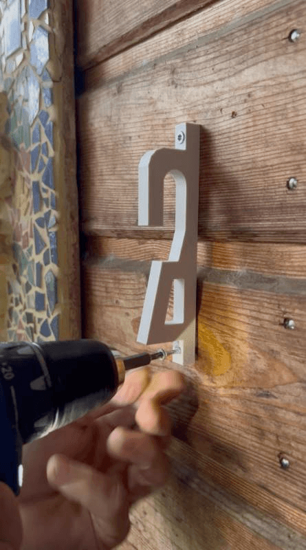 wooden letter holder