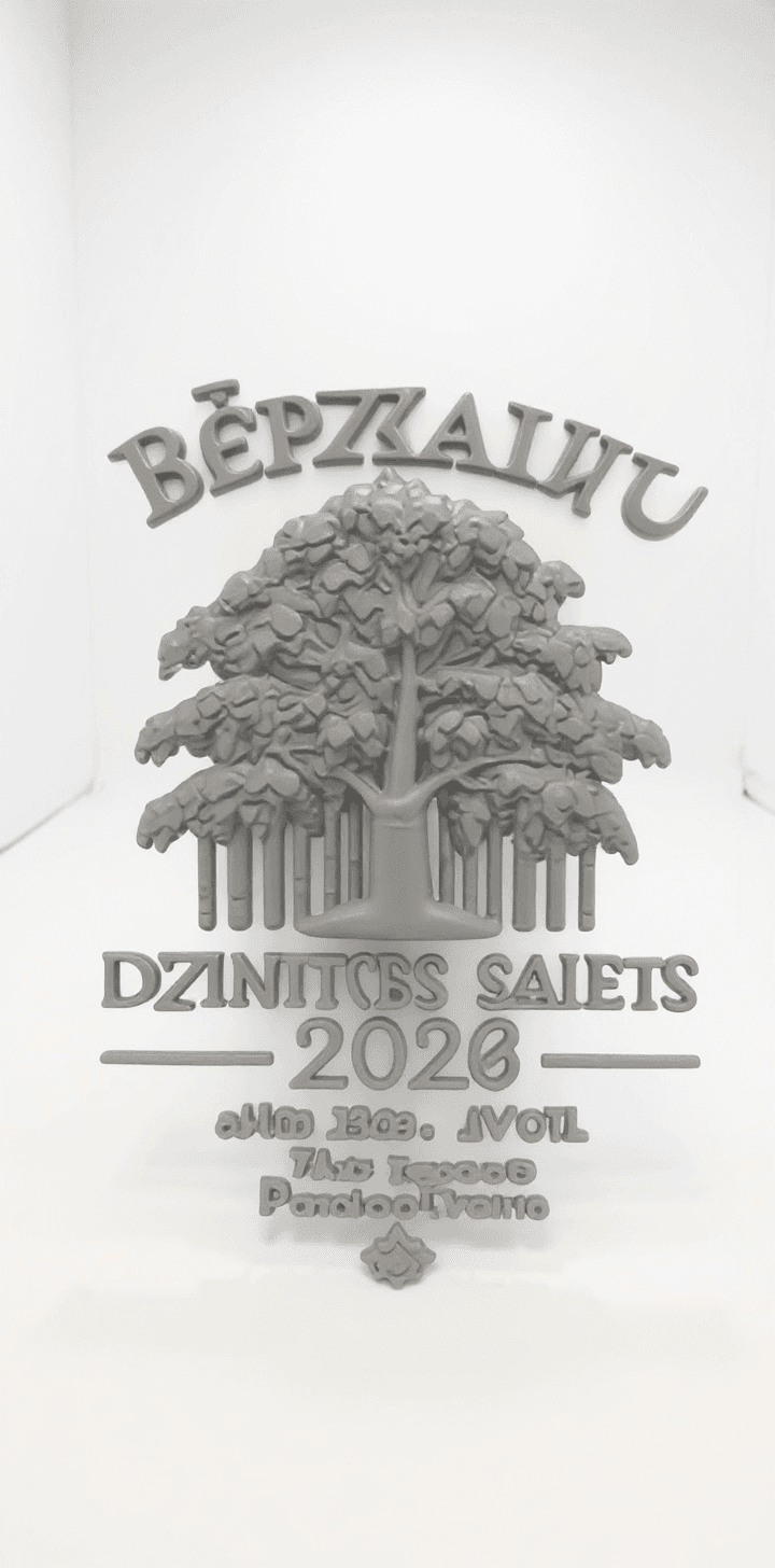 3d metal tree