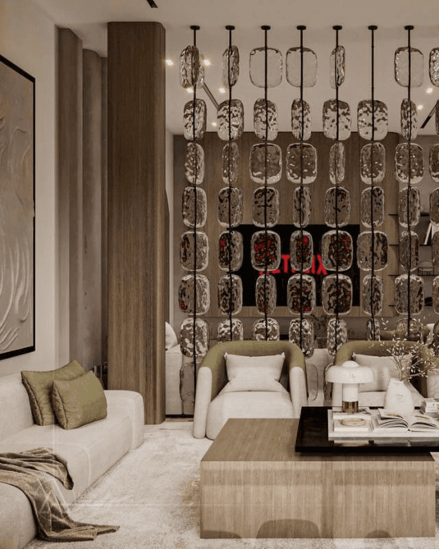 mirror wall divider