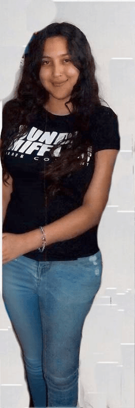 black t-shirt with