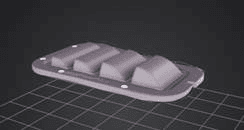 gray plastic object