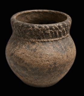 ancient clay pot