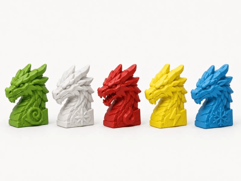 plastic dragon figurine