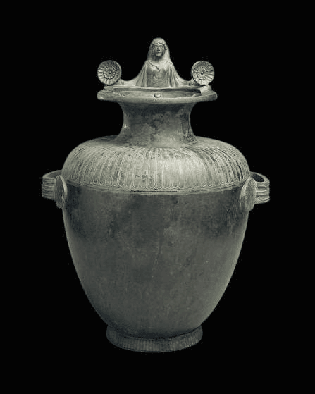 metal vase