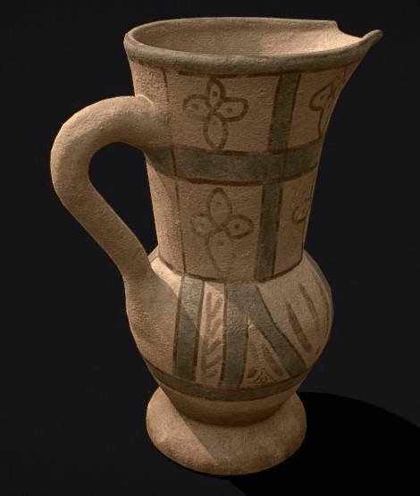 clay pitcher