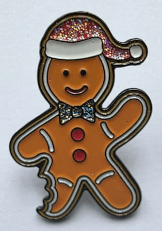 gingerbread man pin