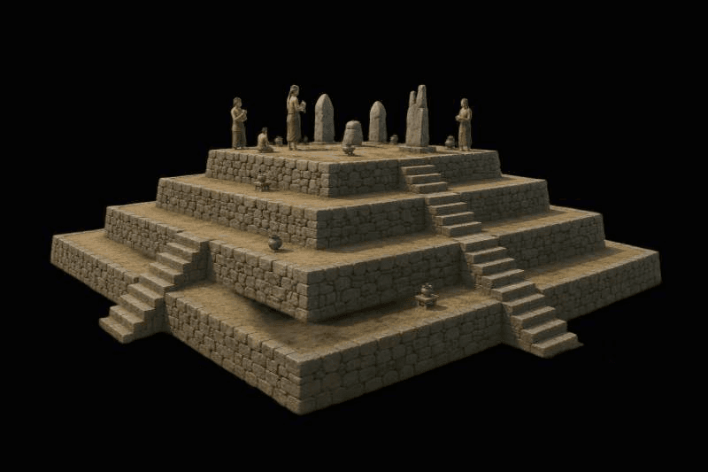 stone pyramid