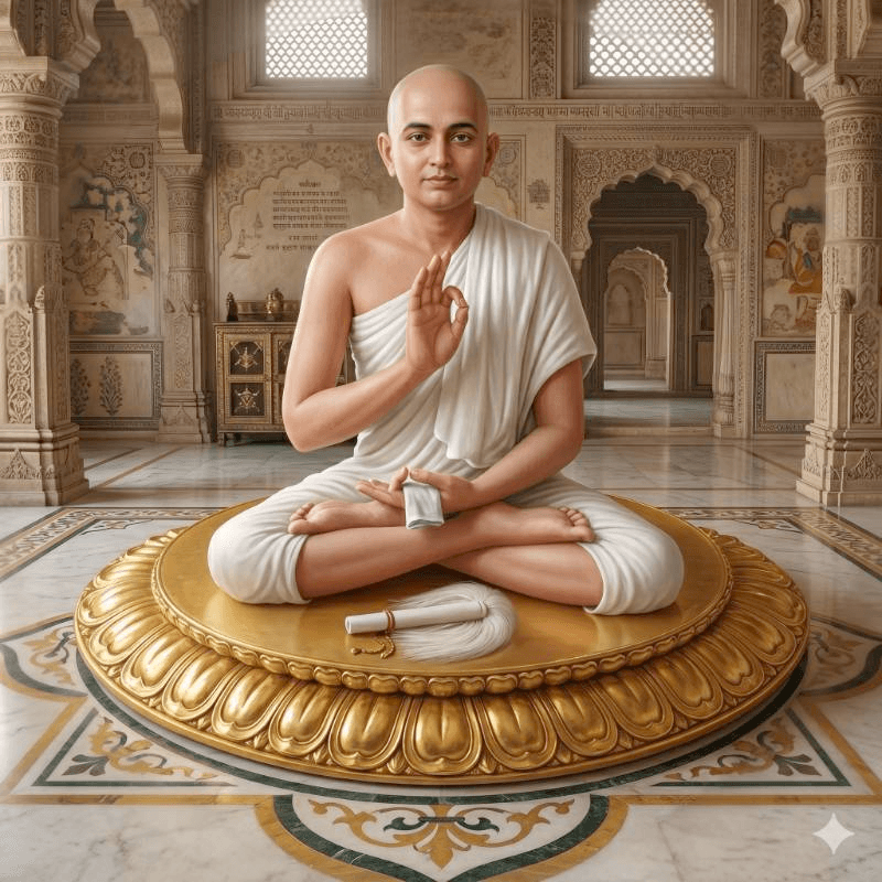 golden meditative platform