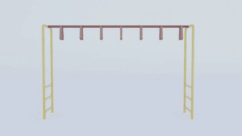 metal swing frame