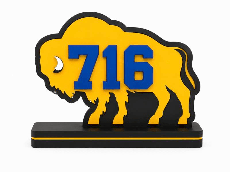 buffalo number plate
