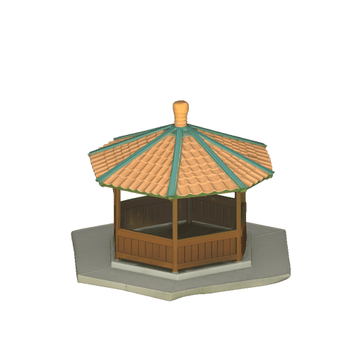 wooden gazebo