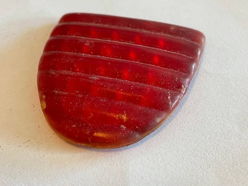 red amber pendant