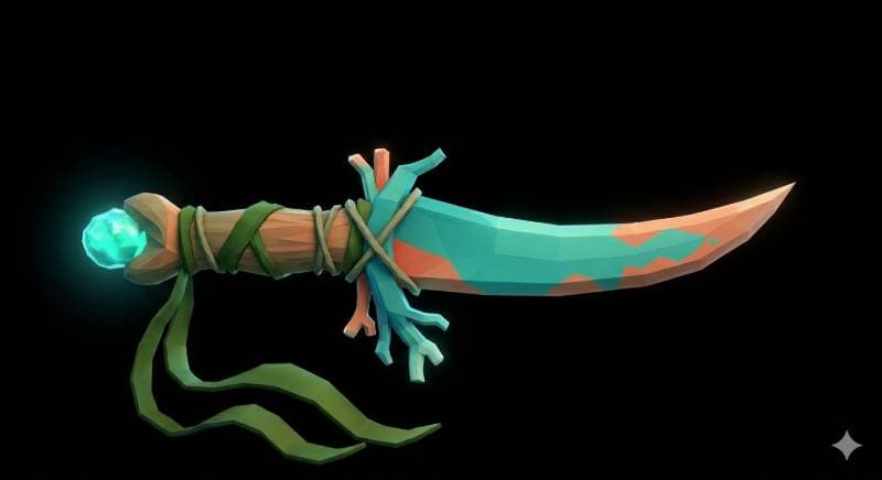 wooden sword holder