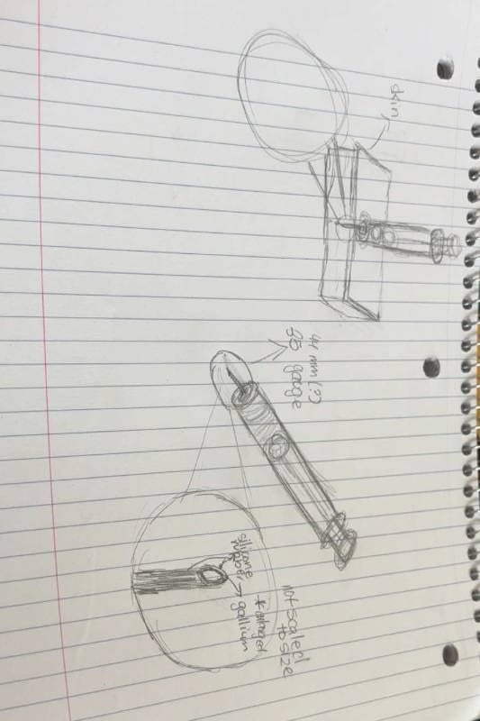 metal bullet/spacer holder