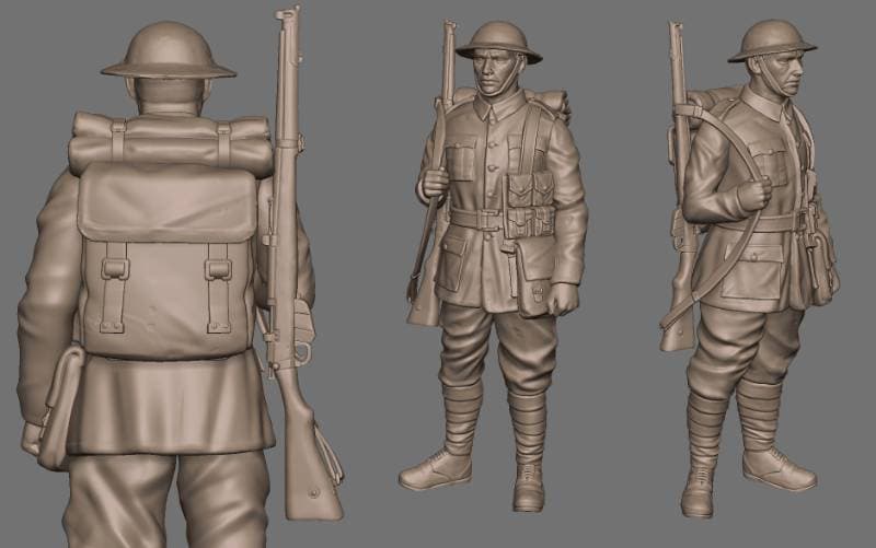 military rifle