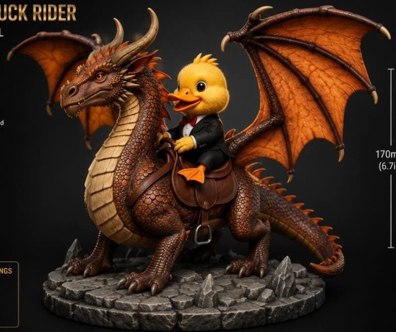 toy duck rider