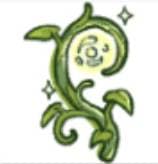 green plant-like design