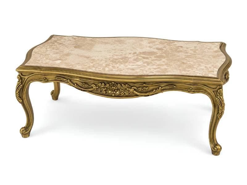 ornate wooden coffee