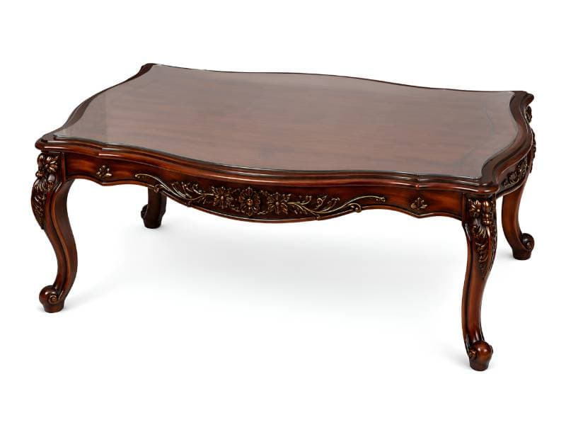 wooden coffee table