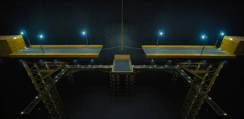 tennis court bridge