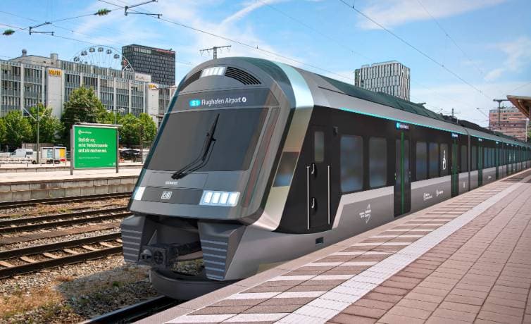 modern train