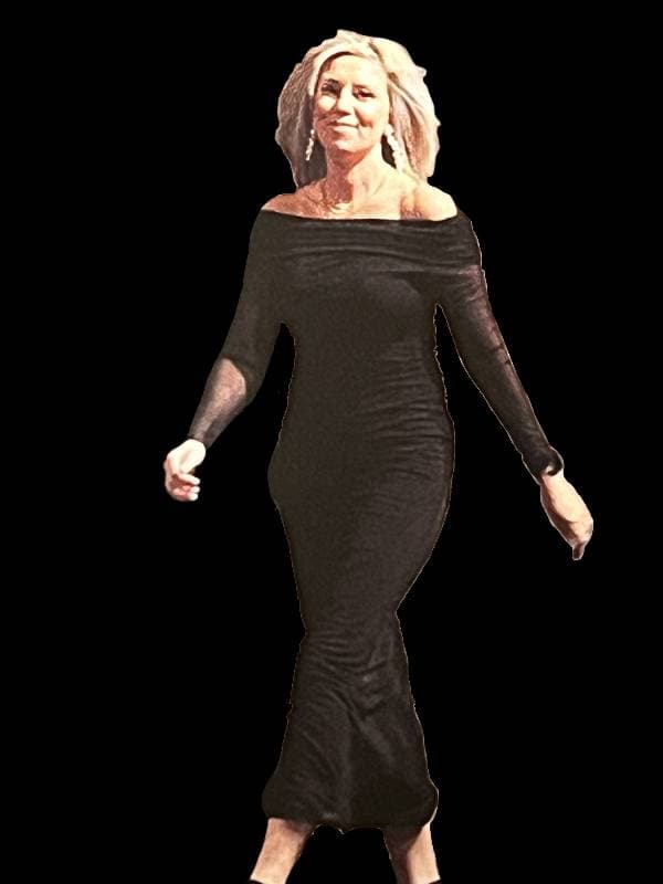 black dress