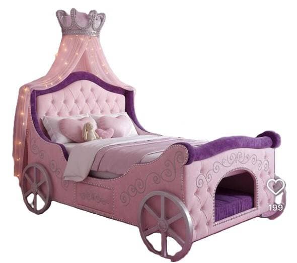 pink princess carriage
