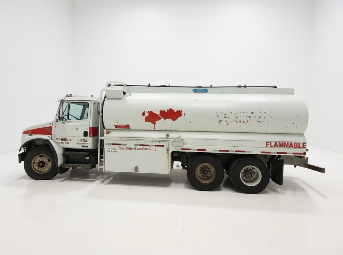 flammable tanker truck