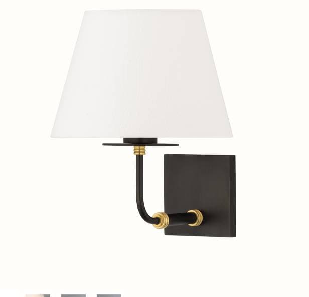 black wall sconce