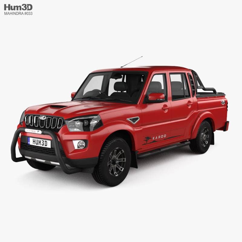 red pickup truck