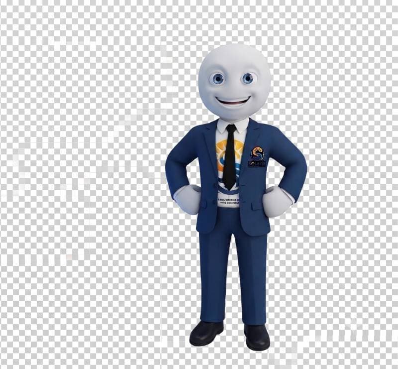 blue suit toy
