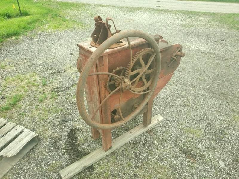 rusty metal machine