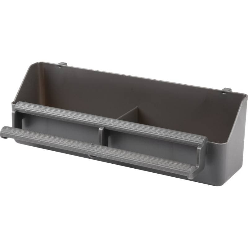 gray plastic tray