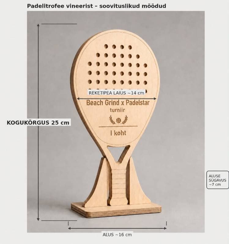 wooden paddle tennis