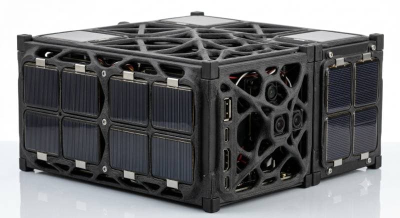 solar-powered cube