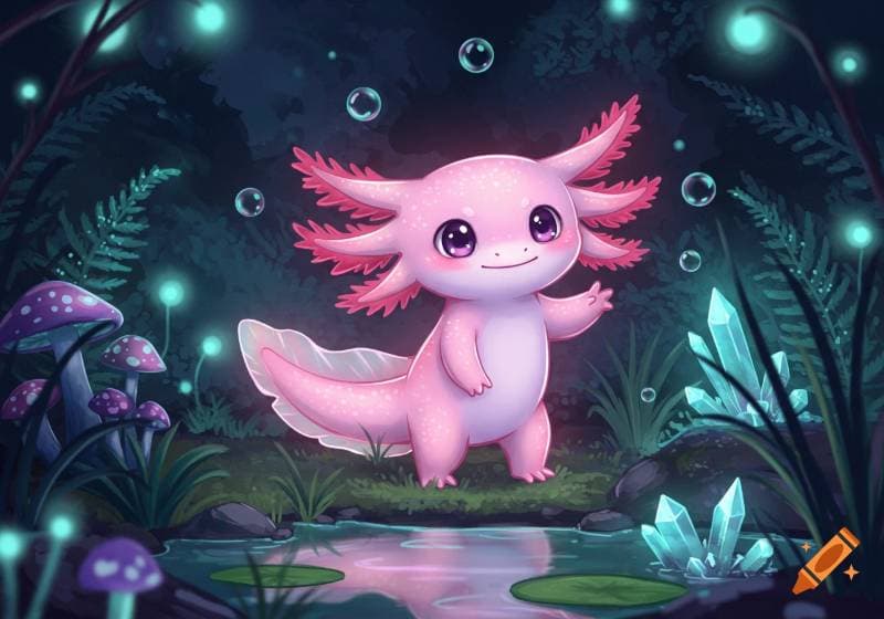 pink axolotl