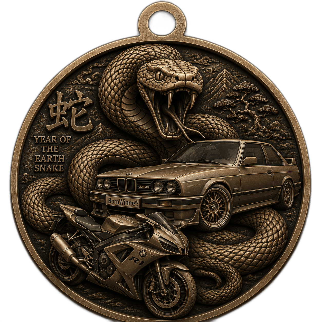 metal medallion
