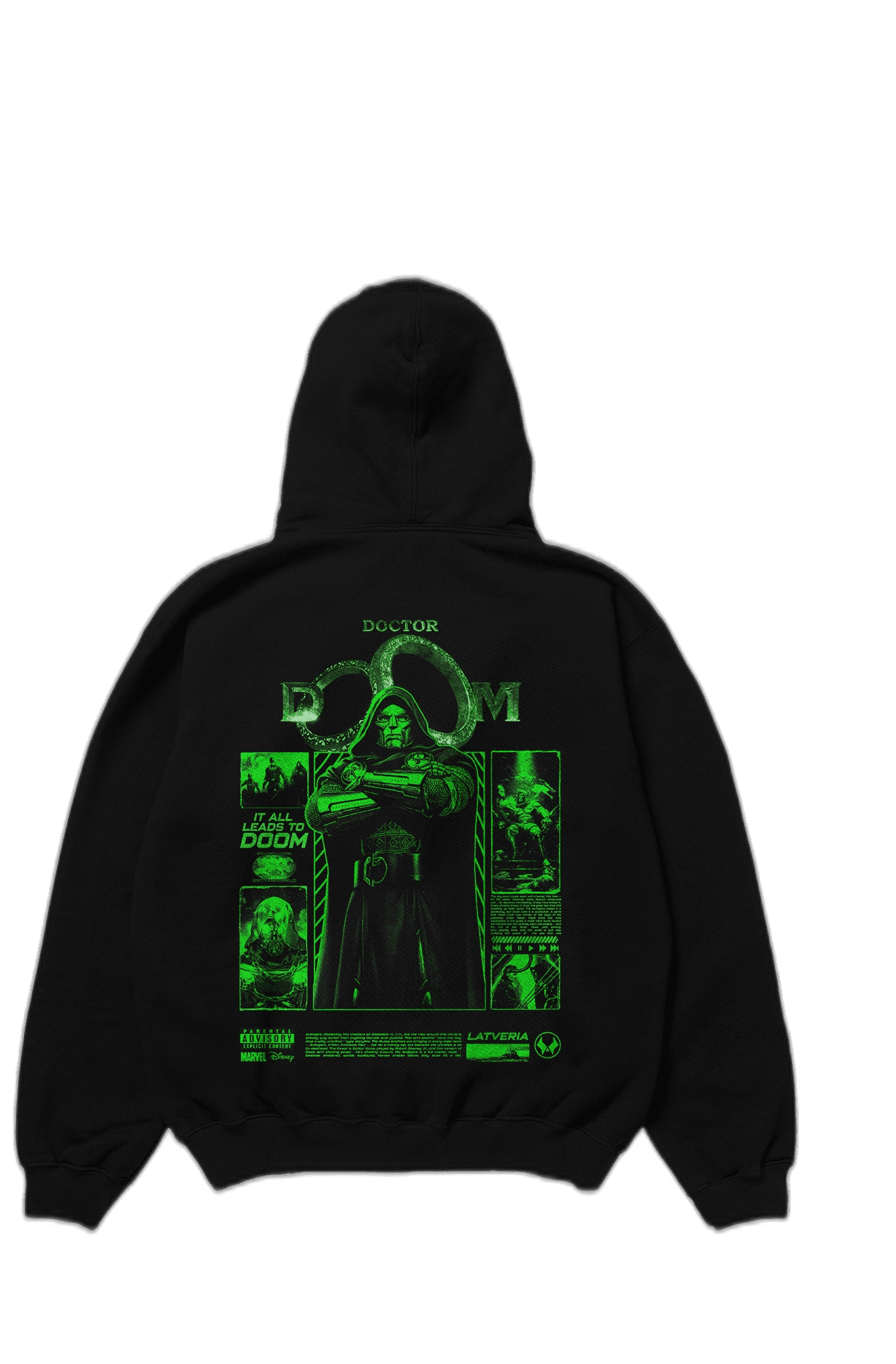 black hoodie