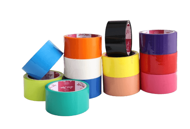 colorful stacked rolls of Louis Tape